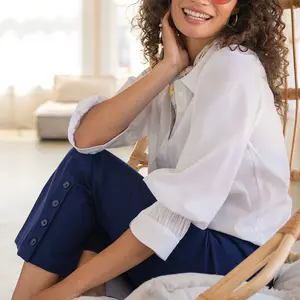 Liverpool Lira Adjustable Sleeve Top