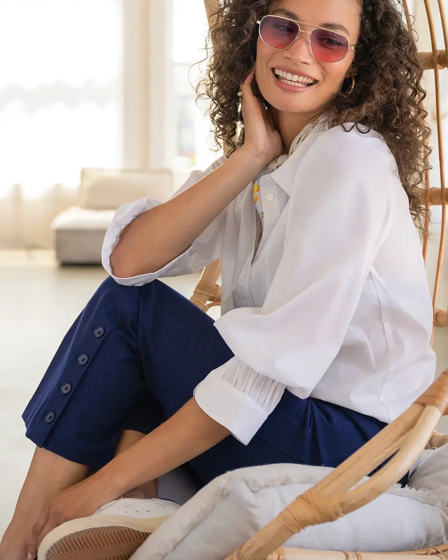 Liverpool Lira Adjustable Sleeve Top