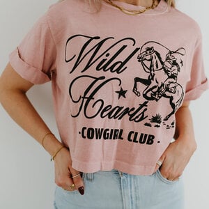 Wild Heart Crop Tee