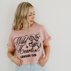 Girl Dangerous Wild Heart Crop Tee