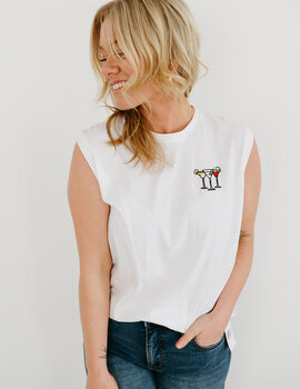 Cocktails Emboidery Tee