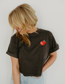 Strawberries Crop Tee