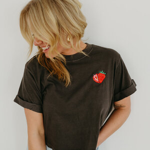 Strawberries Crop Tee