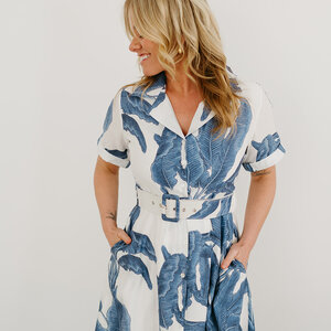 Papillon Skye Collared Button Midi