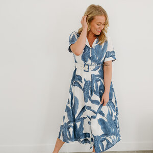 Papillon Skye Collared Button Midi