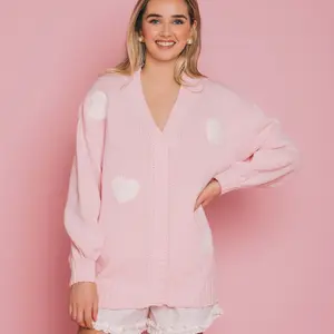 Brunette The Label Oversized Patch Cardigan