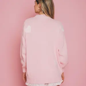 Brunette The Label Oversized Patch Cardigan