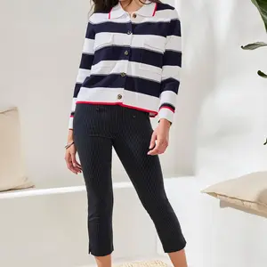 Tribal Lyza Striped Cardigan