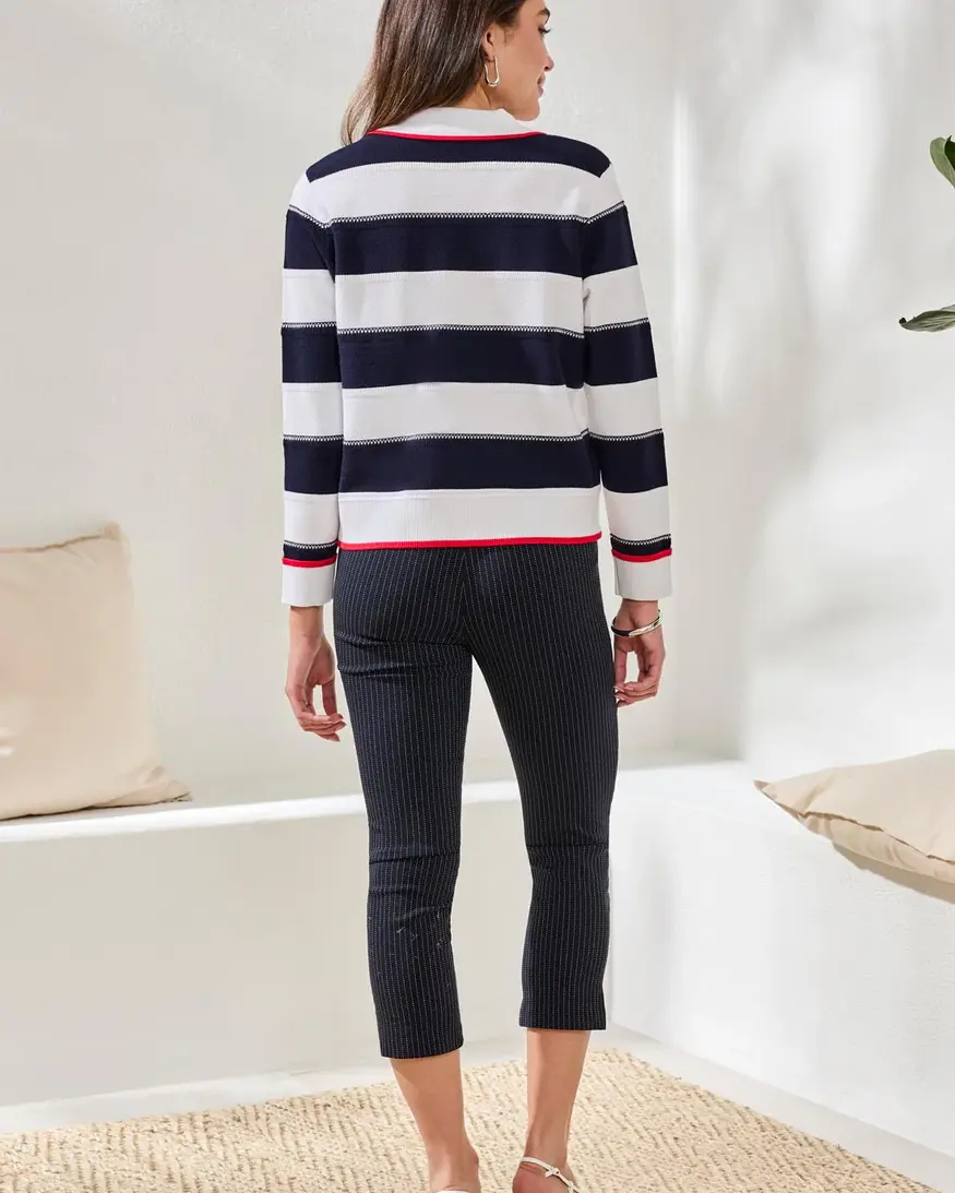 Tribal Lyza Striped Cardigan