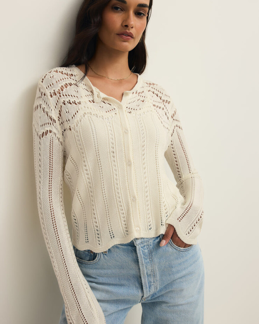 Z-Supply Alycia Crochet Sweater