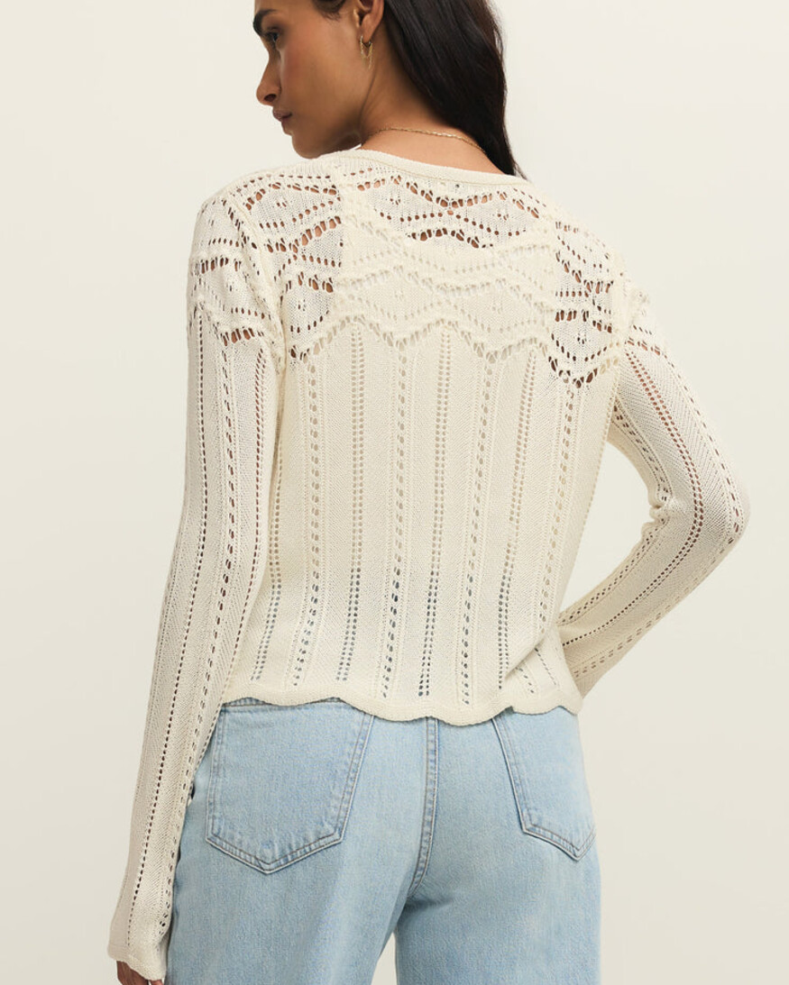 Z-Supply Alycia Crochet Sweater