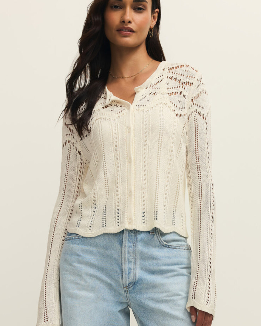 Z-Supply Alycia Crochet Sweater