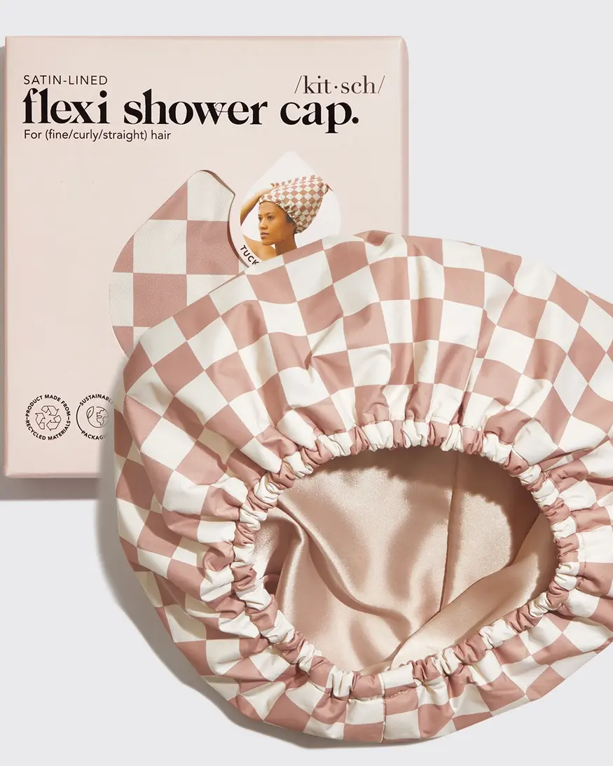 Satin Lined Shower Cap