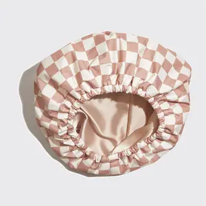 KITSCH Satin Lined Shower Cap