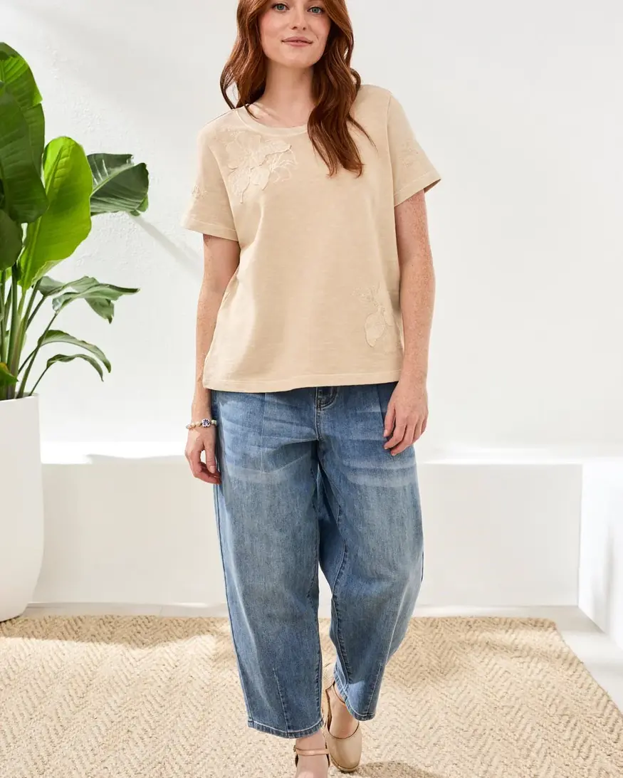 Tribal Livy Applique T-Shirt