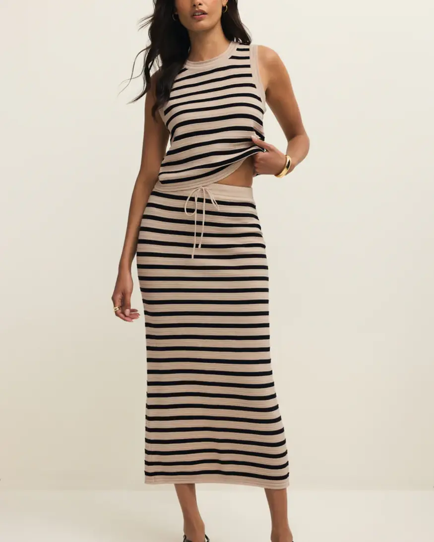 Z-Supply Emori Striped Skirt
