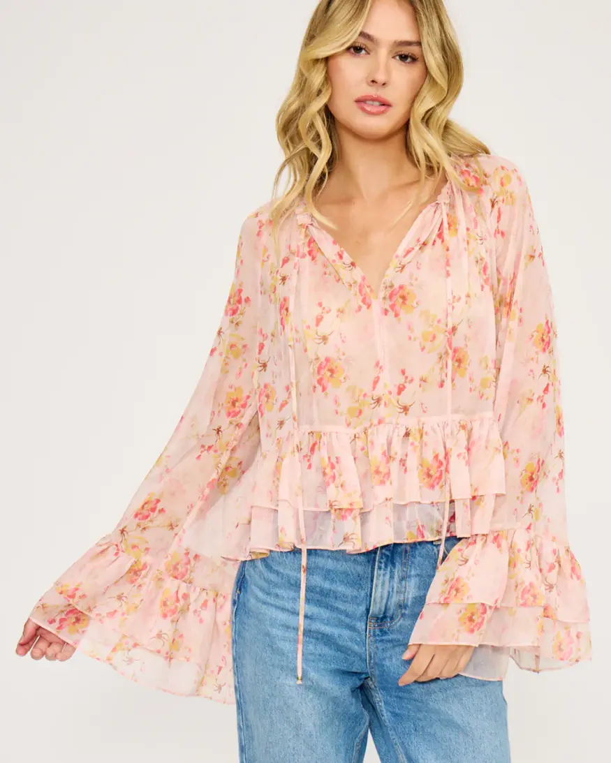 Lucy Paris Rochelle Peplum Top