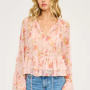 Lucy Paris Rochelle Peplum Top