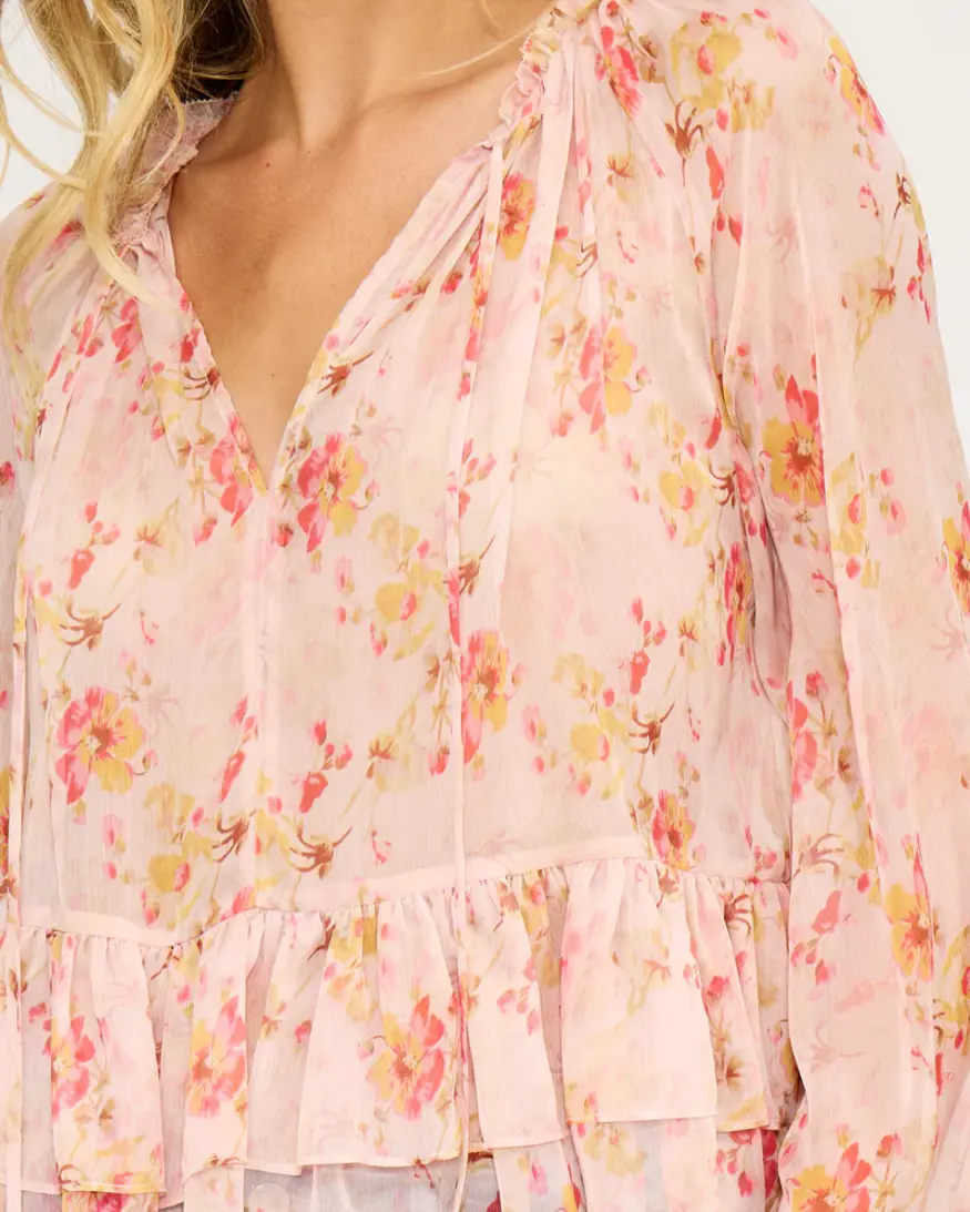 Lucy Paris Rochelle Peplum Top