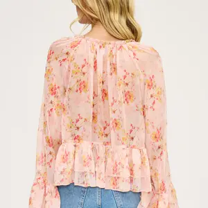 Lucy Paris Rochelle Peplum Top