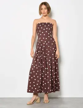 Apricot Bardo Polka Dot Jumpsuit
