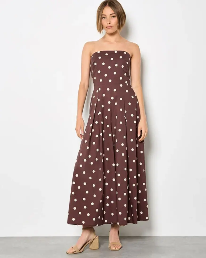 Apricot Bardo Polka Dot Jumpsuit