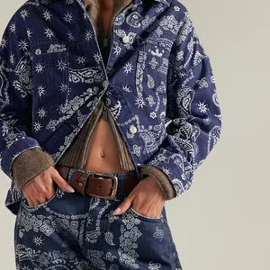 Free People Opal Swing Printed Denim