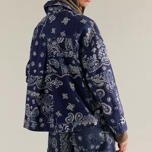 Free People Opal Swing Printed Denim