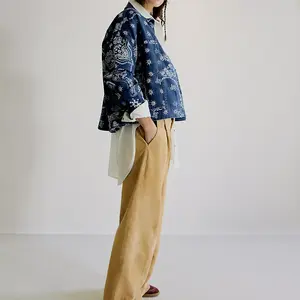 Free People Opal Swing Printed Denim