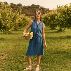 Cream Molly Sleeveless Blouse