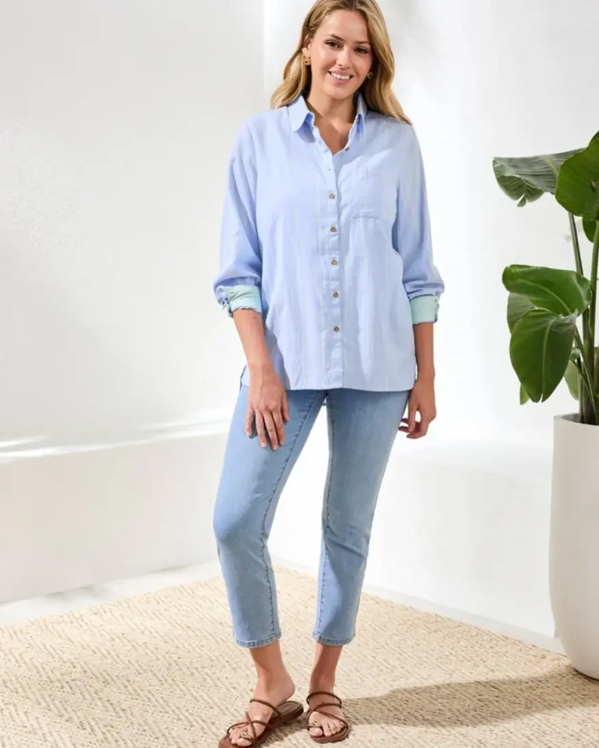 Tribal Lexanne Button Shirt