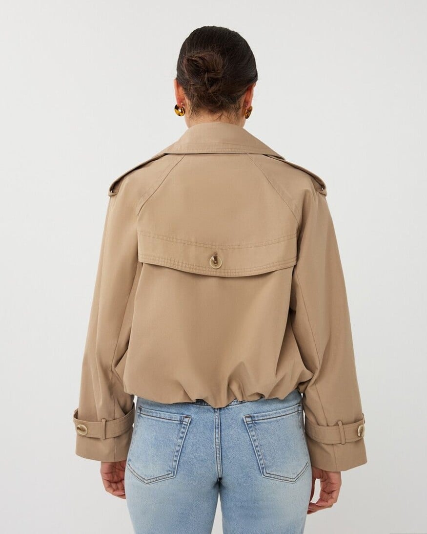 Esqualo Cameron Short Trench