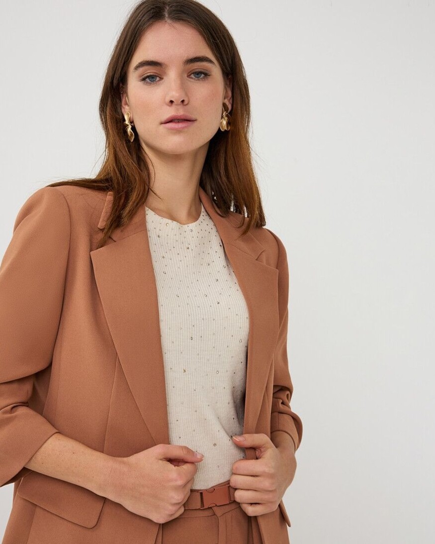 Esqualo Camilla 3/4 Sleeve Blazer