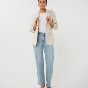 Esqualo Capri Ruched Sleeve Blazer