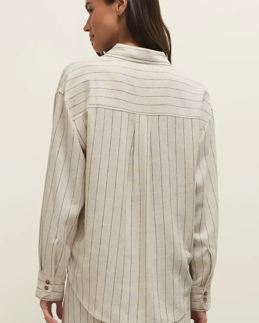 Z-Supply Alfie Striped Linen T