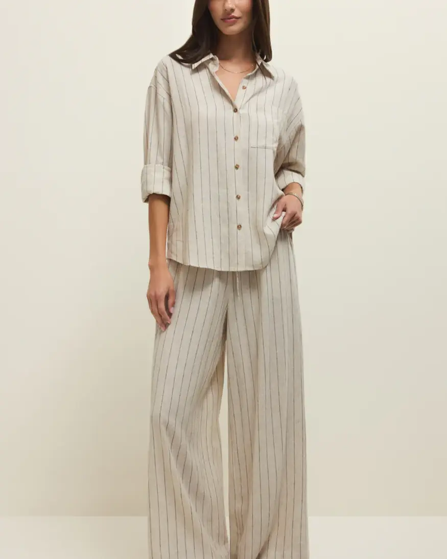 Z-Supply Alfie Striped Linen T