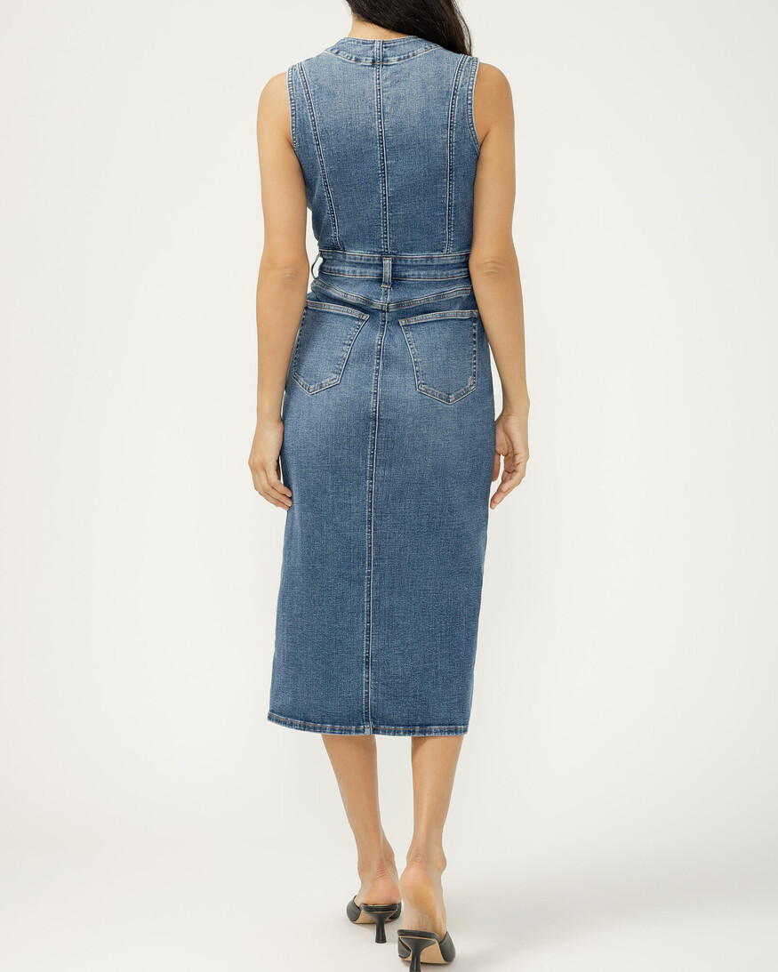 Silver Jeans - For Us Denim Midi Dress