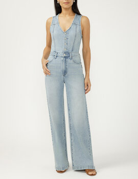 Silver Jeans - For Us Denim Vest Jumpsuit