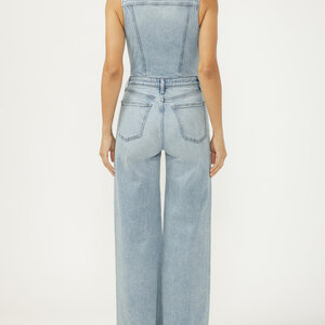 Silver Jeans - For Us Denim Vest Jumpsuit
