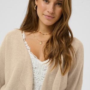 Cream Sillar Knit Bolero