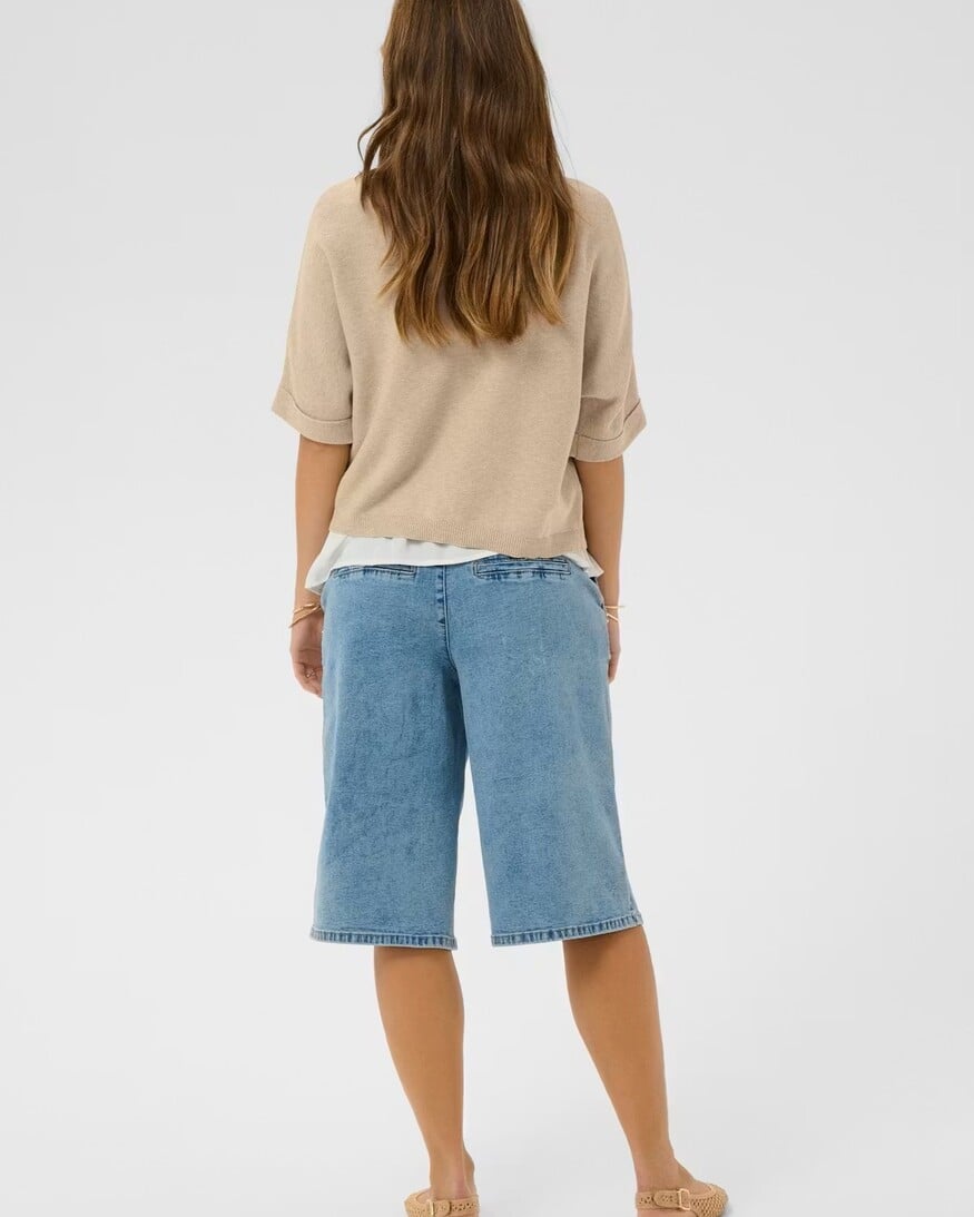 Cream Sillar Knit Bolero