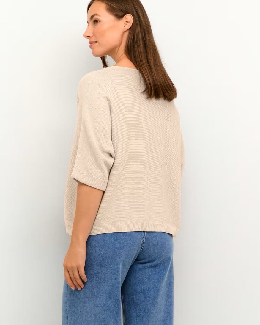 Cream Sillar Knit Bolero