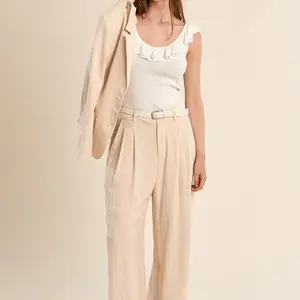 Molly Bracken Pearl Ruffle Tank