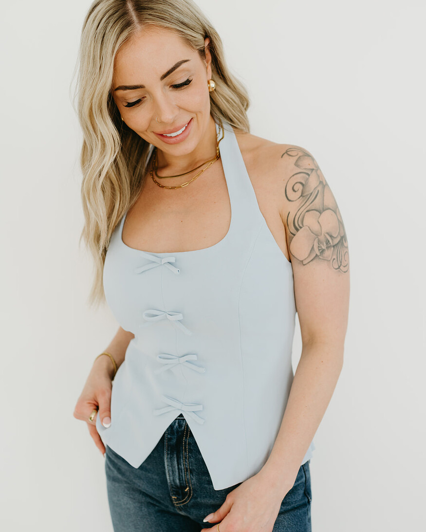 Lucy Paris Clementine Halter Vest