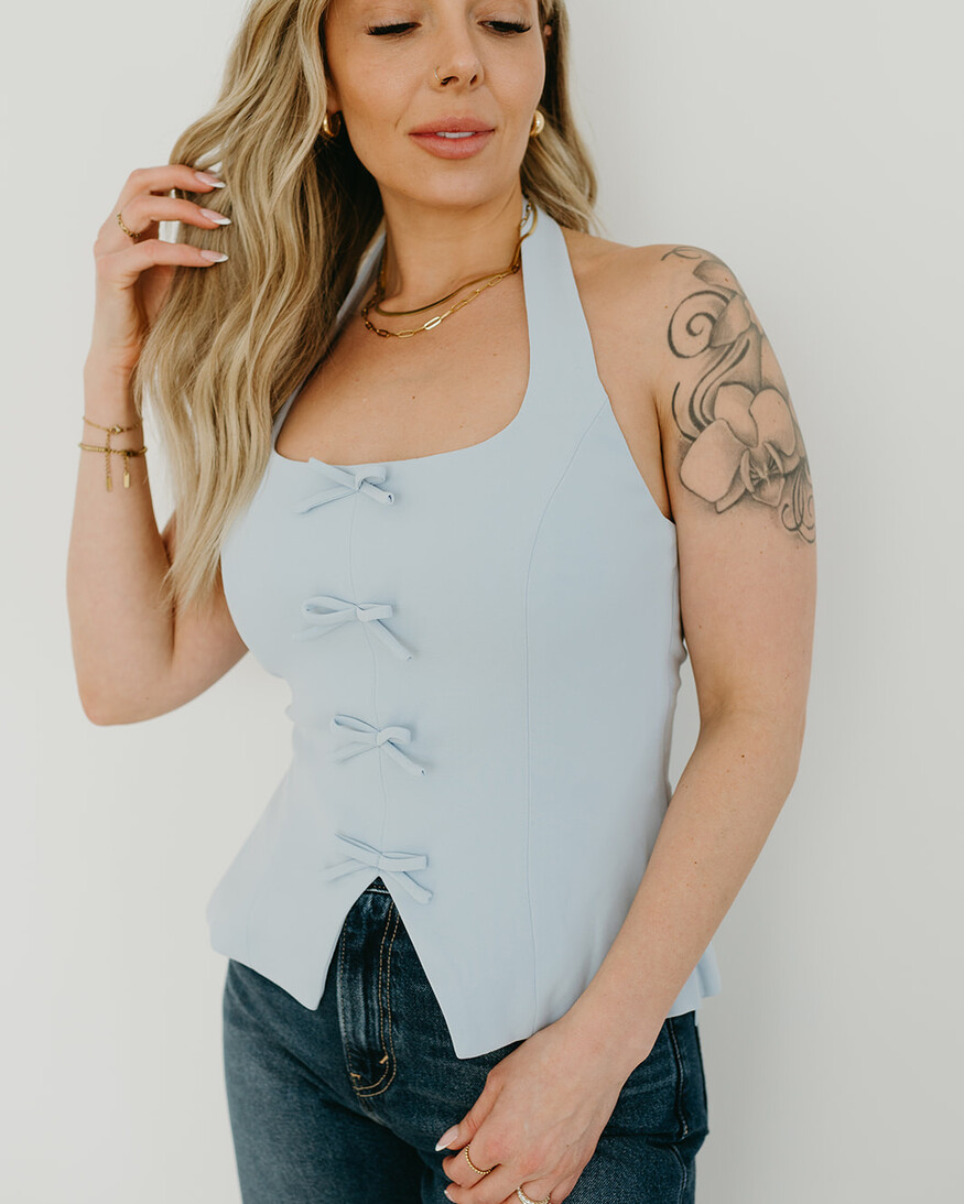 Lucy Paris Clementine Halter Vest
