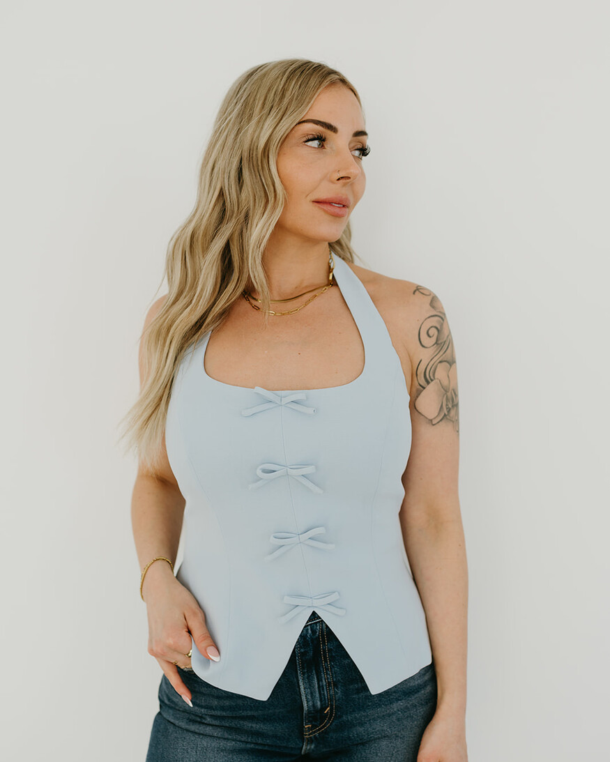 Lucy Paris Clementine Halter Vest