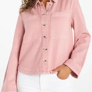 Liverpool High Low Denim Shacket