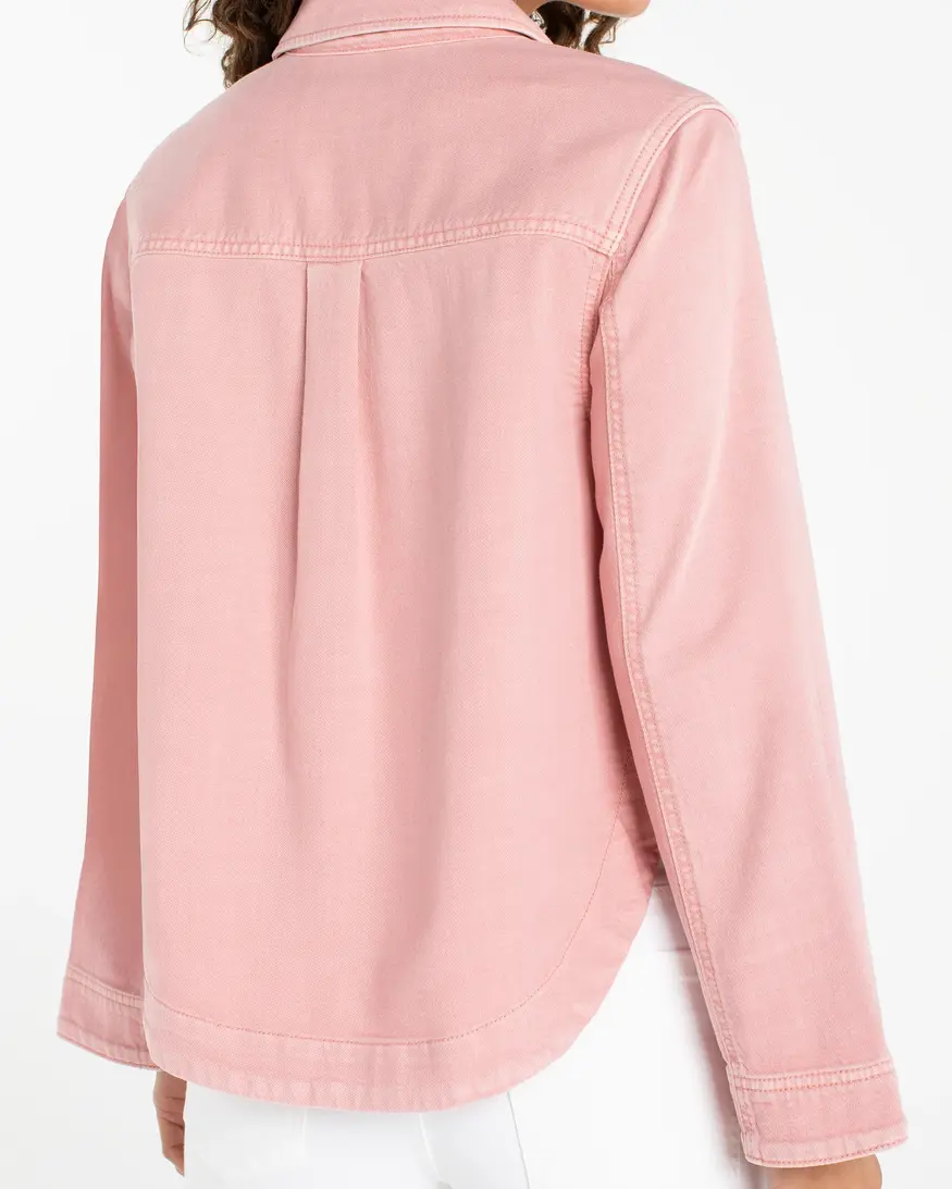 Liverpool High Low Denim Shacket