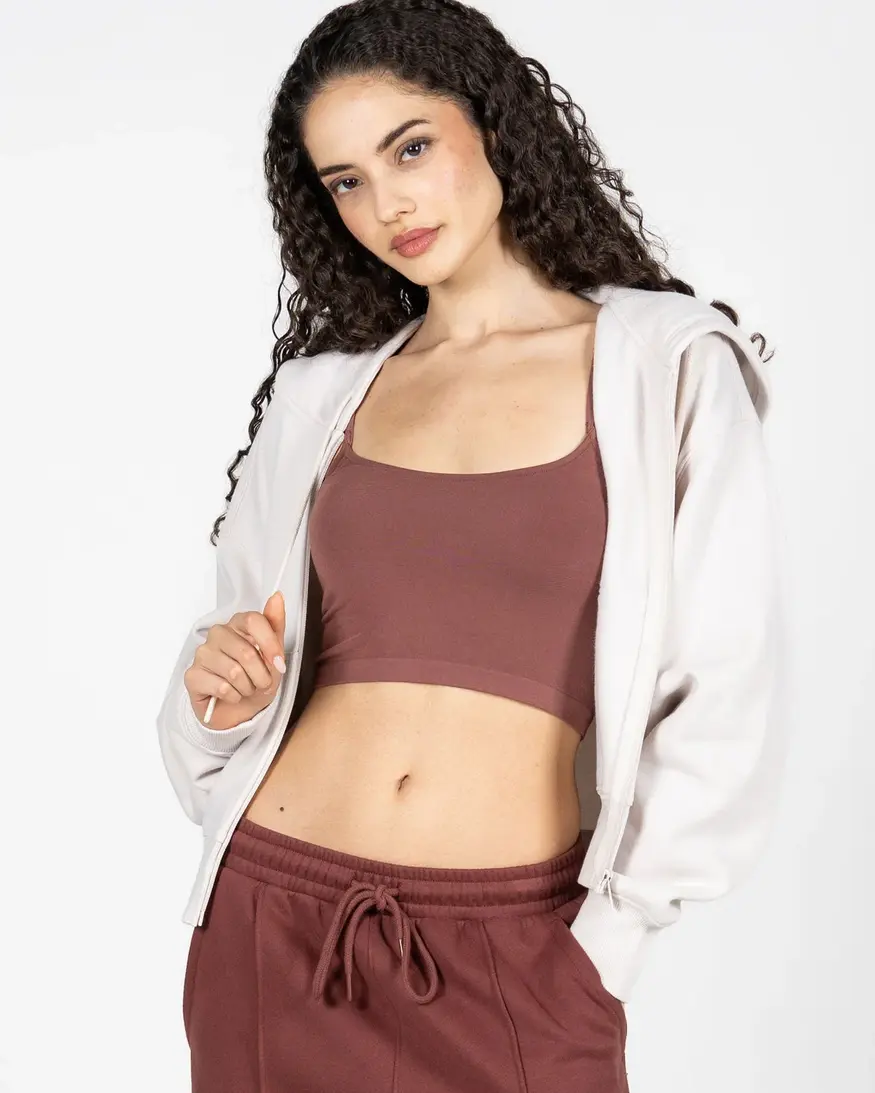 Cest Moi Cotton Zip Hoody