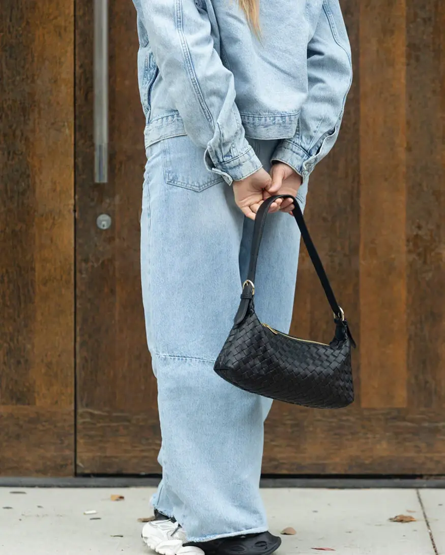 RISA Rhea Woven Shoulder Bag